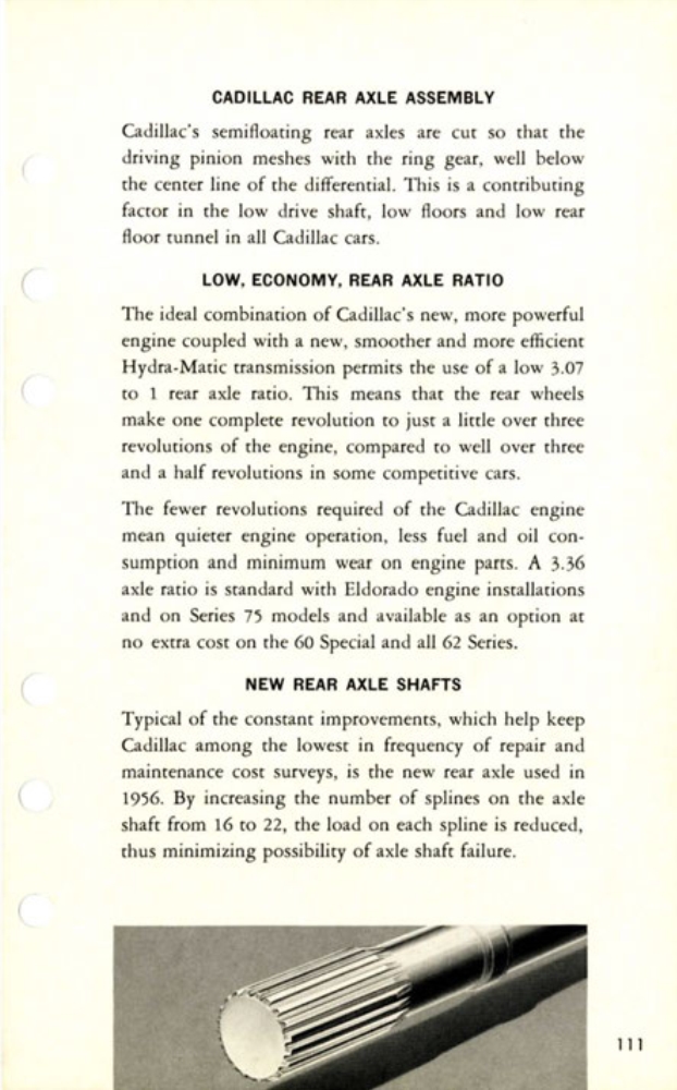 1956 Cadillac Salesmans Data Book Page 84